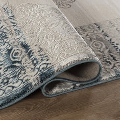 Viana 6772 Area Rug White/Blue
