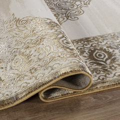 Viana 6772 Area Rug White/Gold