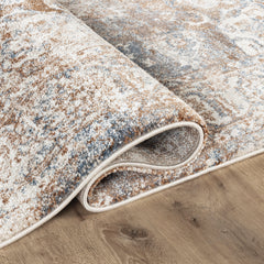 Cornelia A859B Area Rug Orange/Cream