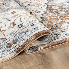 Cornelia B147A Area Rug Ivory/Orange