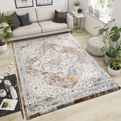 Cornelia B147A Area Rug Ivory/Orange