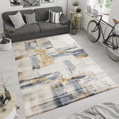 Cornelia B150A Area Rug Yellow/Cream