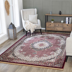 Sultan B924D Area Rug Red