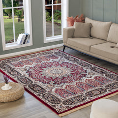 Sultan D528B Area Rug Red