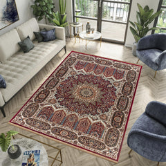 Sultan D528B Area Rug Red