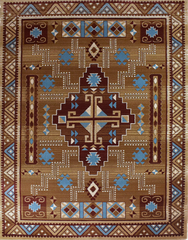 Great West Area Rug SW-H5271 Brown Rose