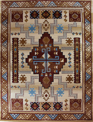 Great West Area Rug SW-H5271 Ivory Brown