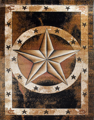 Great West Area Rug TS-H5286 Black Brown