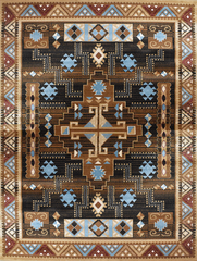 Great West Area Rug SW-H5271 Brown Beige