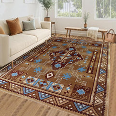 Great West Area Rug SW-H5271 Brown Rose