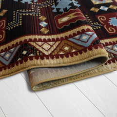 Great West Area Rug SW-H5271 D.Brown Rose