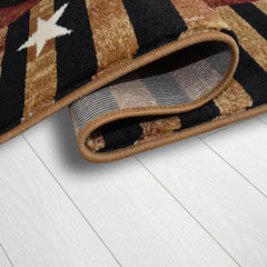 Great West Area Rug TS-H5283 Black Brown
