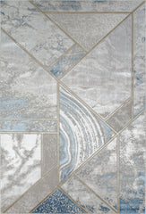 Li Paris LP203 Area Rug Cream/Blue