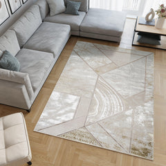 Li Paris LP203 Area Rug Cream/Brown
