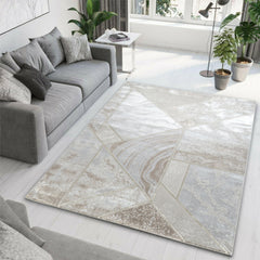 Li Paris LP203 Area Rug Cream/Gold