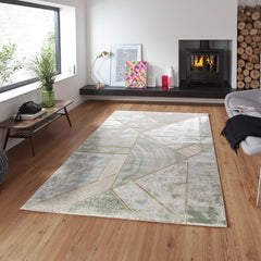 Li Paris LP203 Area Rug Cream/Green