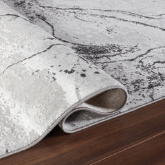 Li Paris LP239 Area Rug Grey/Black