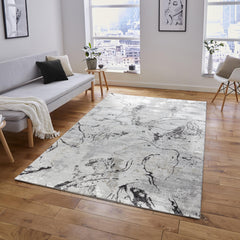 Li Paris LP239 Area Rug Grey/Black