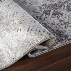 Li Paris LP245 Area Rug Grey/Black