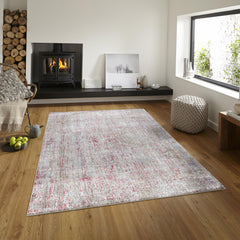 Li Paris LP248 Area Rug Cream/Red