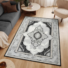 Merry MR226A Area Rug Grey/Black