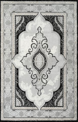 Merry MR226A Area Rug Grey/Black