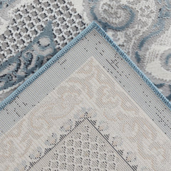Merry MR226A Area Rug Grey/Navy