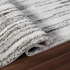 Merry MR246A Area Rug Grey/Black