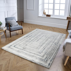 Merry MR246A Area Rug Grey/Navy