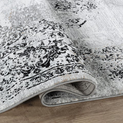 Merry MR252A Area Rug Grey/Black
