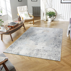 Merry MR252A Area Rug Grey/Navy