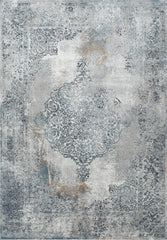 Merry MR252A Area Rug Grey/Navy