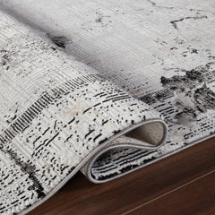 Merry MR334A Area Rug Grey/Black