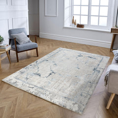 Merry MR334A Area Rug Navy/Blue