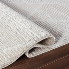 Merry MR445 Area Rug Cream Gold