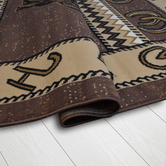 X-3 Area Rug PH-10006 Brown