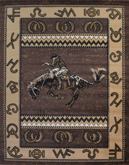 X-3 Area Rug PH-10006 Brown
