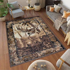 X-3 Area Rug SAF-H5249 Brown