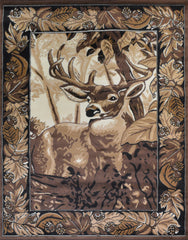 X-3 Area Rug SAF-H5249 Brown
