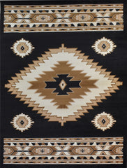 X-3 Area Rug SW-H5240 Black