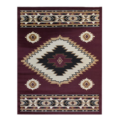 X-3 Area Rug SW-H5240 D.red
