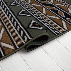 X-3 Area Rug SW-H5285 Green Black