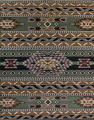 X-3 Area Rug SW-H5285 Green Black