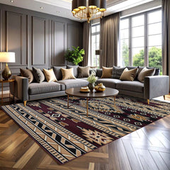 X-3 Area Rug SW-H5285 Red Black