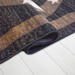 X-3 Area Rug TS-5220 Bblack/Brown