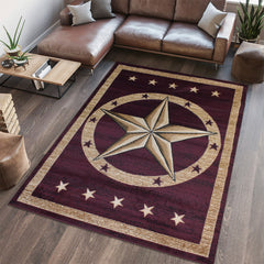 X-3 Area Rug TS-5220 Red