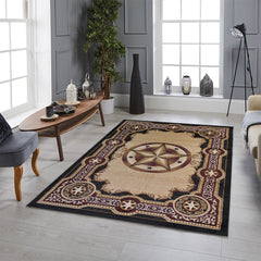 X-3 Area Rug TS-H5270 Black