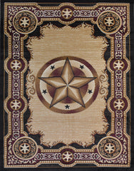 X-3 Area Rug TS-H5270 Black