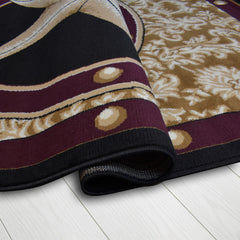 X-3 Area Rug TS-H5284 Black