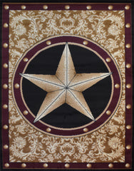X-3 Area Rug TS-H5284 Black